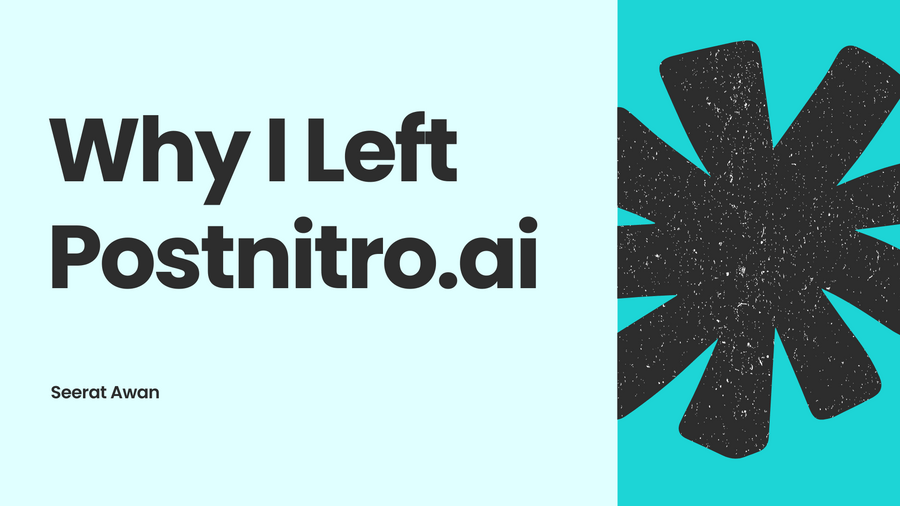 Why I Left Postnitro: A Co-Founder's Honest Reflection